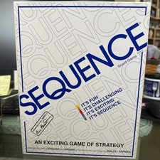 SEQUENCE- Original SEQUENCE Game with Folding Board, Cards and Chips by Jax